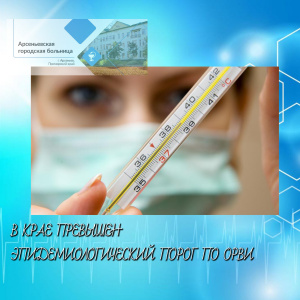 В КРАЕ ПРЕВЫШЕН ЭПИДЕМИОЛОГИЧЕСКИЙ ПОРОГ ПО ОРВИ